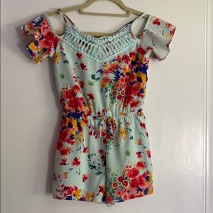 Girls shorts jumpsuit